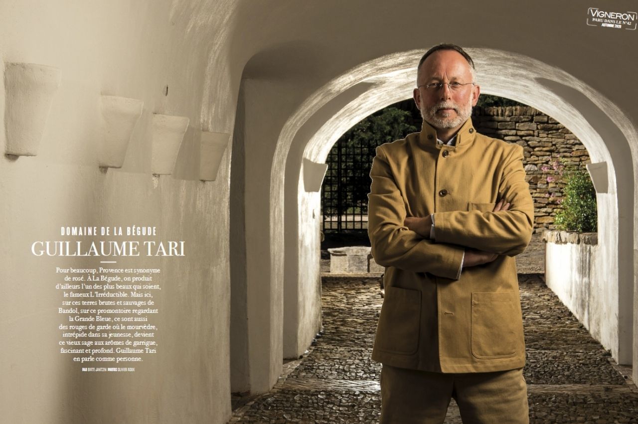 Splendid 14-page article dedicated to the Domaine de la Bégude published in the magazine Vigneron