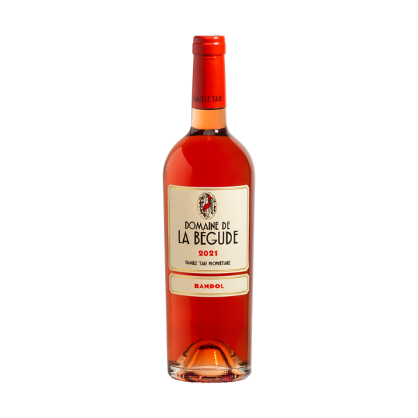 Bouteille de rosé de La Bégude 2021, vin de Bandol rosé AOC