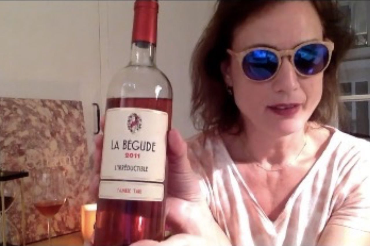 Splendid tasting of our rosé Irréductible 2011  by Laure Gasparotto